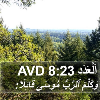 اَلْعَدَد 8:23 AVD Bible Verse Image