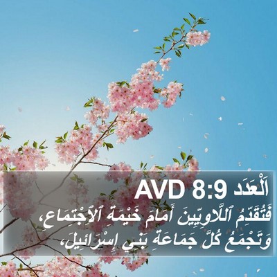 اَلْعَدَد 8:9 AVD Bible Verse Image