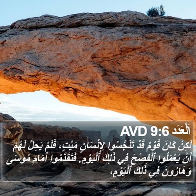 اَلْعَدَد 9:6 AVD Bible Verse Image