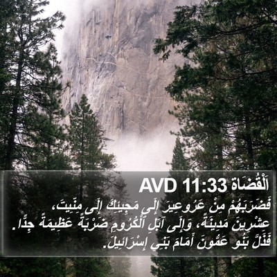 اَلْقُضَاة 11:33 AVD Bible Verse Image