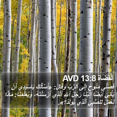 اَلْقُضَاة 13:8 AVD Bible Verse Image