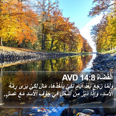 اَلْقُضَاة 14:8 AVD Bible Verse Image