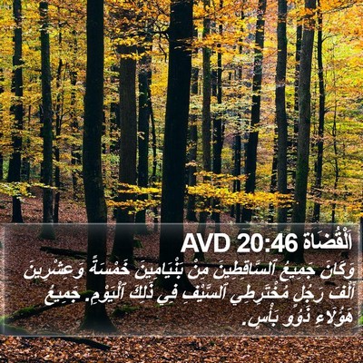 اَلْقُضَاة 20:46 AVD Bible Verse Image