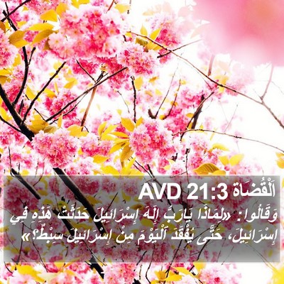اَلْقُضَاة 21:3 AVD Bible Verse Image
