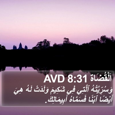 اَلْقُضَاة 8:31 AVD Bible Verse Image