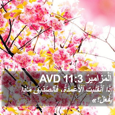 اَلْمَزَامِيرُ 11:3 AVD Bible Verse Image