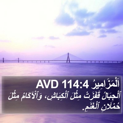 اَلْمَزَامِيرُ 114:4 AVD Bible Verse Image