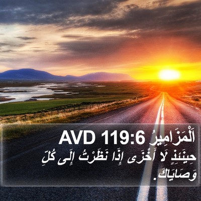 اَلْمَزَامِيرُ 119:6 AVD Bible Verse Image