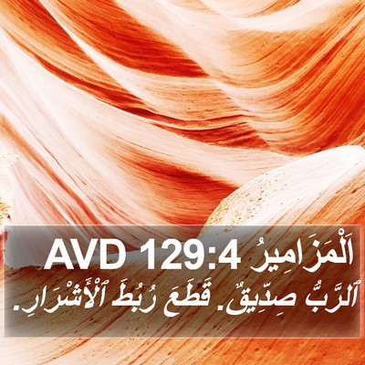 اَلْمَزَامِيرُ 129:4 AVD Bible Verse Image