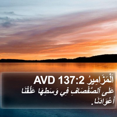 اَلْمَزَامِيرُ 137:2 AVD Bible Verse Image