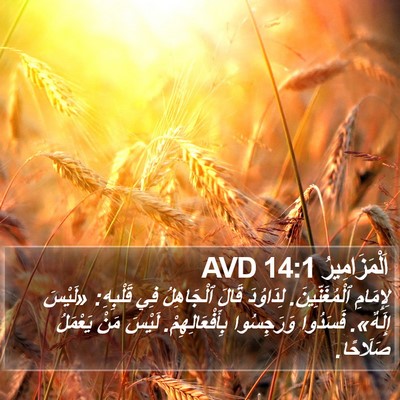 اَلْمَزَامِيرُ 14:1 AVD Bible Verse Image