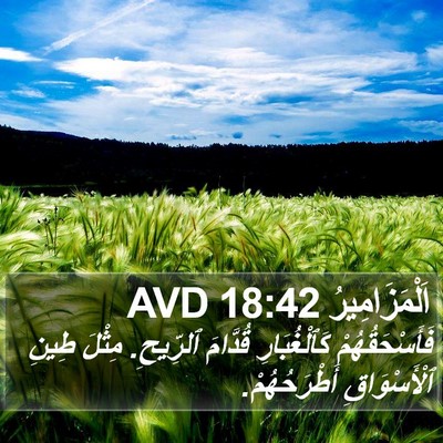 اَلْمَزَامِيرُ 18:42 AVD Bible Verse Image
