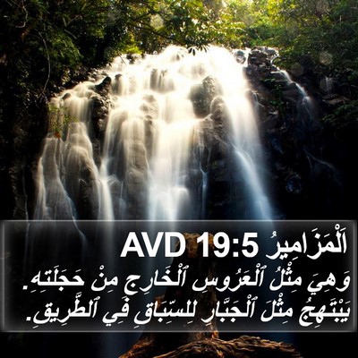 اَلْمَزَامِيرُ 19:5 AVD Bible Verse Image
