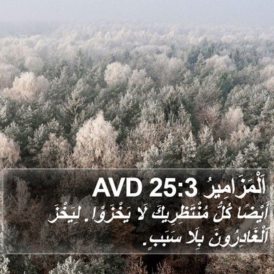 اَلْمَزَامِيرُ 25:3 AVD Bible Verse Image