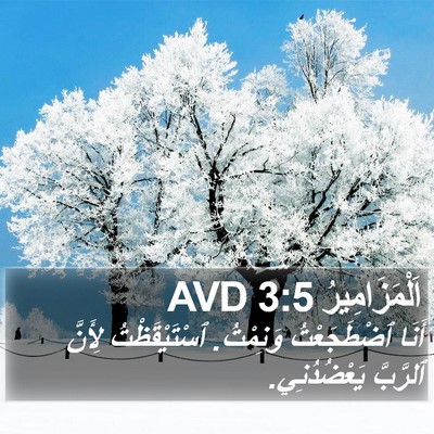 اَلْمَزَامِيرُ 3:5 AVD Bible Verse Image