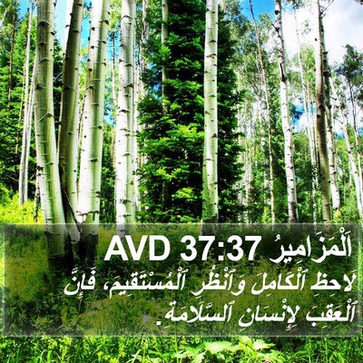اَلْمَزَامِيرُ 37:37 AVD Bible Verse Image