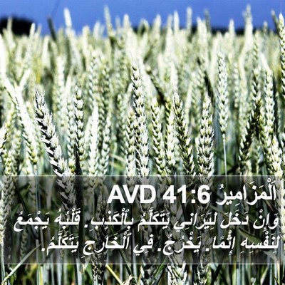 اَلْمَزَامِيرُ 41:6 AVD Bible Verse Image