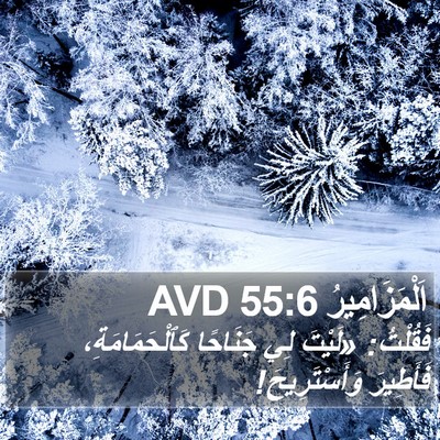 اَلْمَزَامِيرُ 55:6 AVD Bible Verse Image