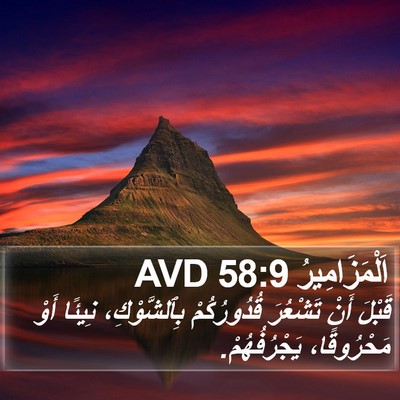 اَلْمَزَامِيرُ 58:9 AVD Bible Verse Image