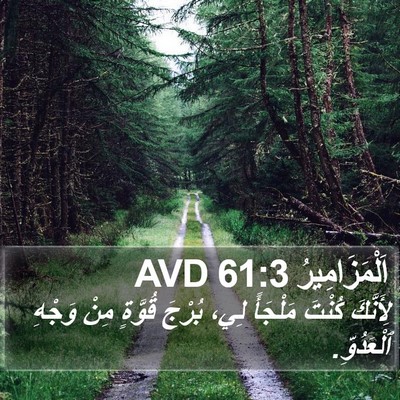 اَلْمَزَامِيرُ 61:3 AVD Bible Verse Image