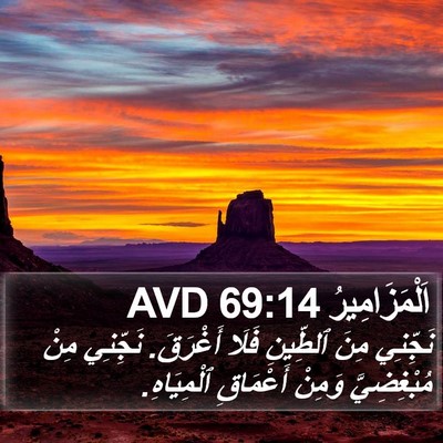 اَلْمَزَامِيرُ 69:14 AVD Bible Verse Image