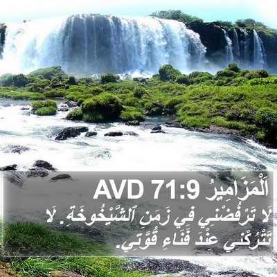 اَلْمَزَامِيرُ 71:9 AVD Bible Verse Image