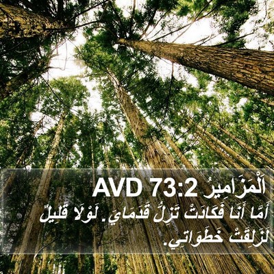 اَلْمَزَامِيرُ 73:2 AVD Bible Verse Image