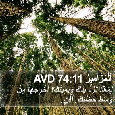 اَلْمَزَامِيرُ 74:11 AVD Bible Verse Image
