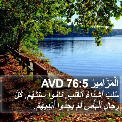 اَلْمَزَامِيرُ 76:5 AVD Bible Verse Image