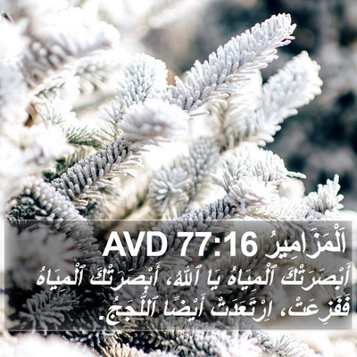 اَلْمَزَامِيرُ 77:16 AVD Bible Verse Image