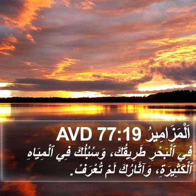 اَلْمَزَامِيرُ 77:19 AVD Bible Verse Image