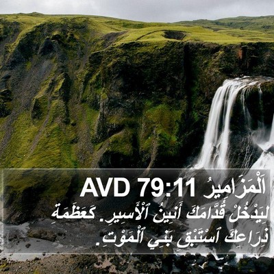 اَلْمَزَامِيرُ 79:11 AVD Bible Verse Image