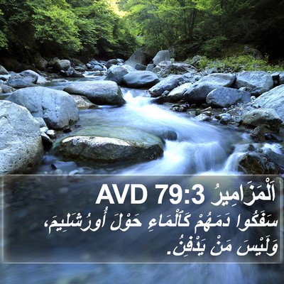 اَلْمَزَامِيرُ 79:3 AVD Bible Verse Image