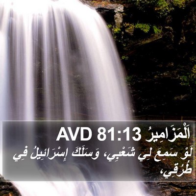 اَلْمَزَامِيرُ 81:13 AVD Bible Verse Image