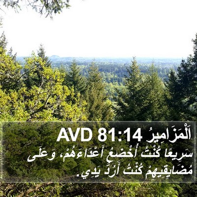 اَلْمَزَامِيرُ 81:14 AVD Bible Verse Image