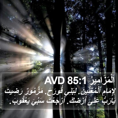 اَلْمَزَامِيرُ 85:1 AVD Bible Verse Image