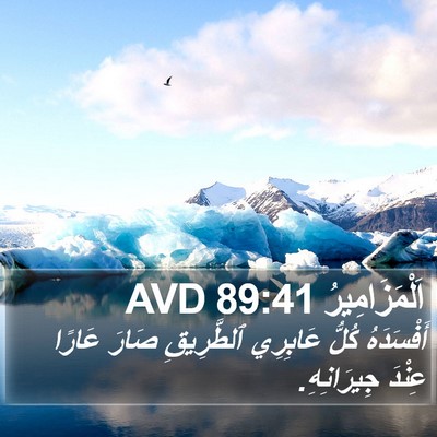 اَلْمَزَامِيرُ 89:41 AVD Bible Verse Image
