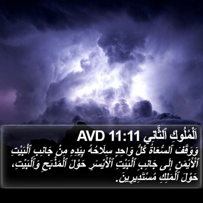 اَلْمُلُوكِ ٱلثَّانِي 11:11 AVD Bible Verse Image