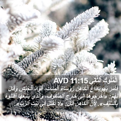 اَلْمُلُوكِ ٱلثَّانِي 11:15 AVD Bible Verse Image