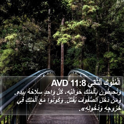 اَلْمُلُوكِ ٱلثَّانِي 11:8 AVD Bible Verse Image
