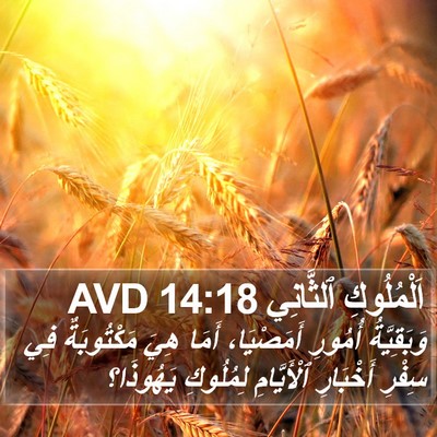 اَلْمُلُوكِ ٱلثَّانِي 14:18 AVD Bible Verse Image