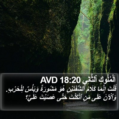اَلْمُلُوكِ ٱلثَّانِي 18:20 AVD Bible Verse Image