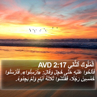 اَلْمُلُوكِ ٱلثَّانِي 2:17 AVD Bible Verse Image
