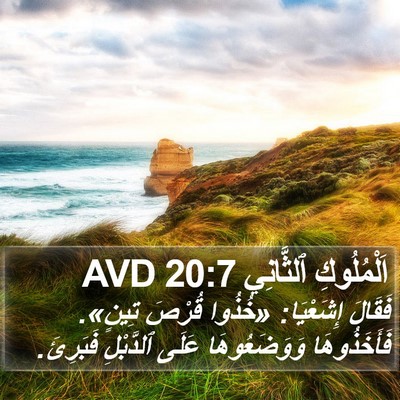 اَلْمُلُوكِ ٱلثَّانِي 20:7 AVD Bible Verse Image