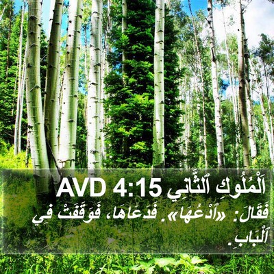 اَلْمُلُوكِ ٱلثَّانِي 4:15 AVD Bible Verse Image