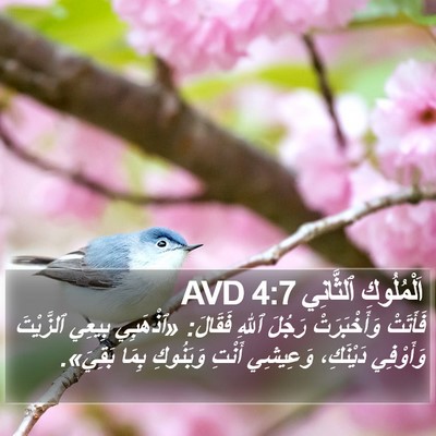 اَلْمُلُوكِ ٱلثَّانِي 4:7 AVD Bible Verse Image