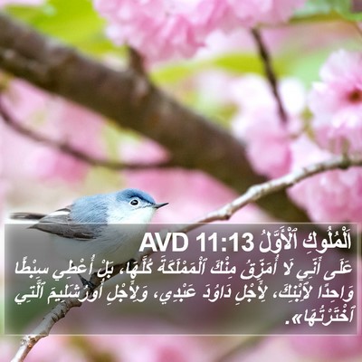 اَلْمُلُوكِ ٱلْأَوَّلُ 11:13 AVD Bible Verse Image