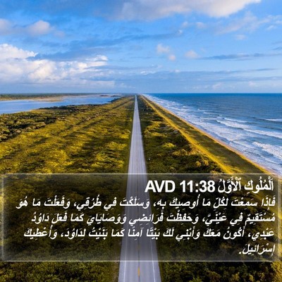 اَلْمُلُوكِ ٱلْأَوَّلُ 11:38 AVD Bible Verse Image