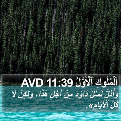 اَلْمُلُوكِ ٱلْأَوَّلُ 11:39 AVD Bible Verse Image