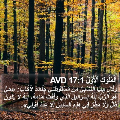 اَلْمُلُوكِ ٱلْأَوَّلُ 17:1 AVD Bible Verse Image
